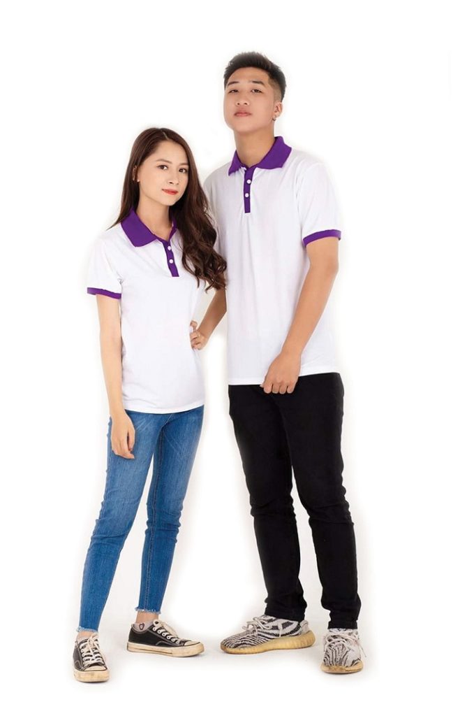 ao thun trang co tim